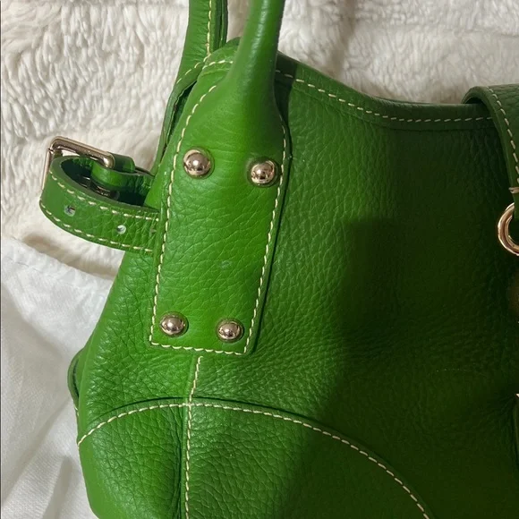 Dooney & Bourke Vibrant Green Shoulder Bag - Picture 4 of 13